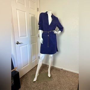 NWT Navy Lacoste lyocell tunic dress